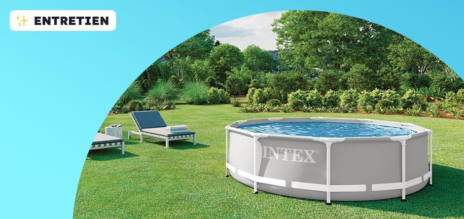 Comment redresser une piscine tubulaire sans la vider ?