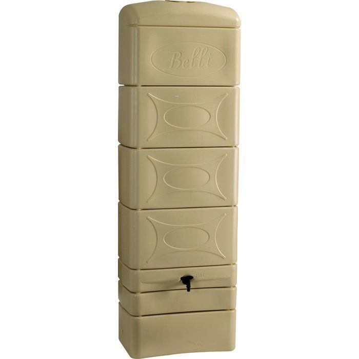 Récupérateur d'eau mural Déco Belli 300 L - Beige