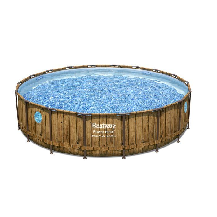 Piscine tubulaire ronde Power Steel Swim Vista Series II Bestway - Ø 5,49 x H.122 m