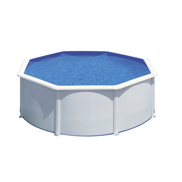 Piscine acier ronde Fidji Gre - Ø 3,00 x H.1,20 m