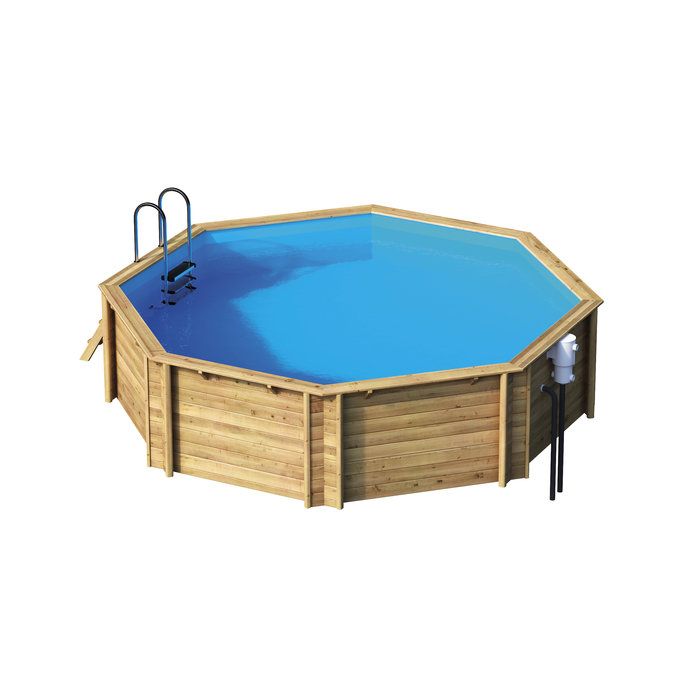 Piscine bois ronde Tropic 505 - Ø 5,05 x H. 1,20 m