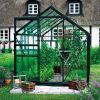 Serre Popular 86 Halls - 5 m² - Verre horticole - Vert