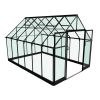 Serre Qube+ 812 Halls - 9,9 m² - Verre trempé - Noir