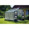 Serre Premium Juliana - 10,9 m² - Polycarbonate - Aluminium/Noir