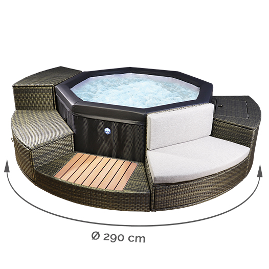 Dimensions spa Octopus Netspa